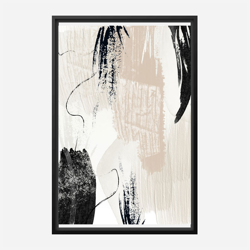 Art Frame Mountain #2　Brush Stroke IDEA4WALL Brush Stroke Framed On Canvas 2 Pieces Print | Wayfair